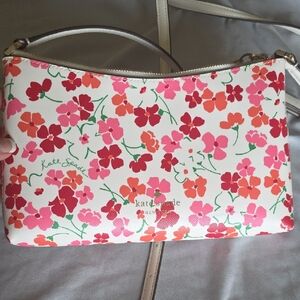 Kate Spade Floral Wristlet - Pink and Red